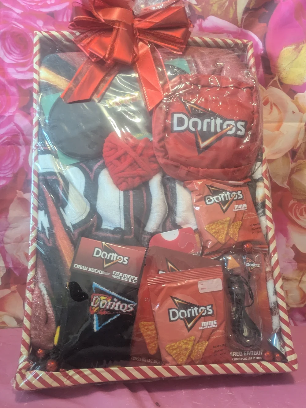 Red Snack Gift Set - Branded Party Favor Basket